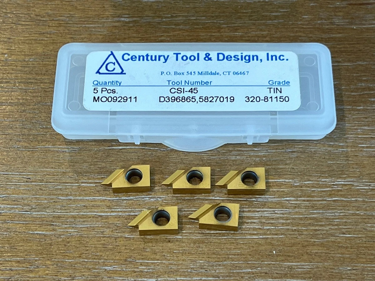 Picture of CENTURY Tool CSI-45 TIn Back Chamfer 45Deg Insert Tin